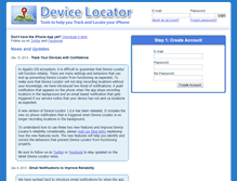 Tablet Screenshot of device-locator.com